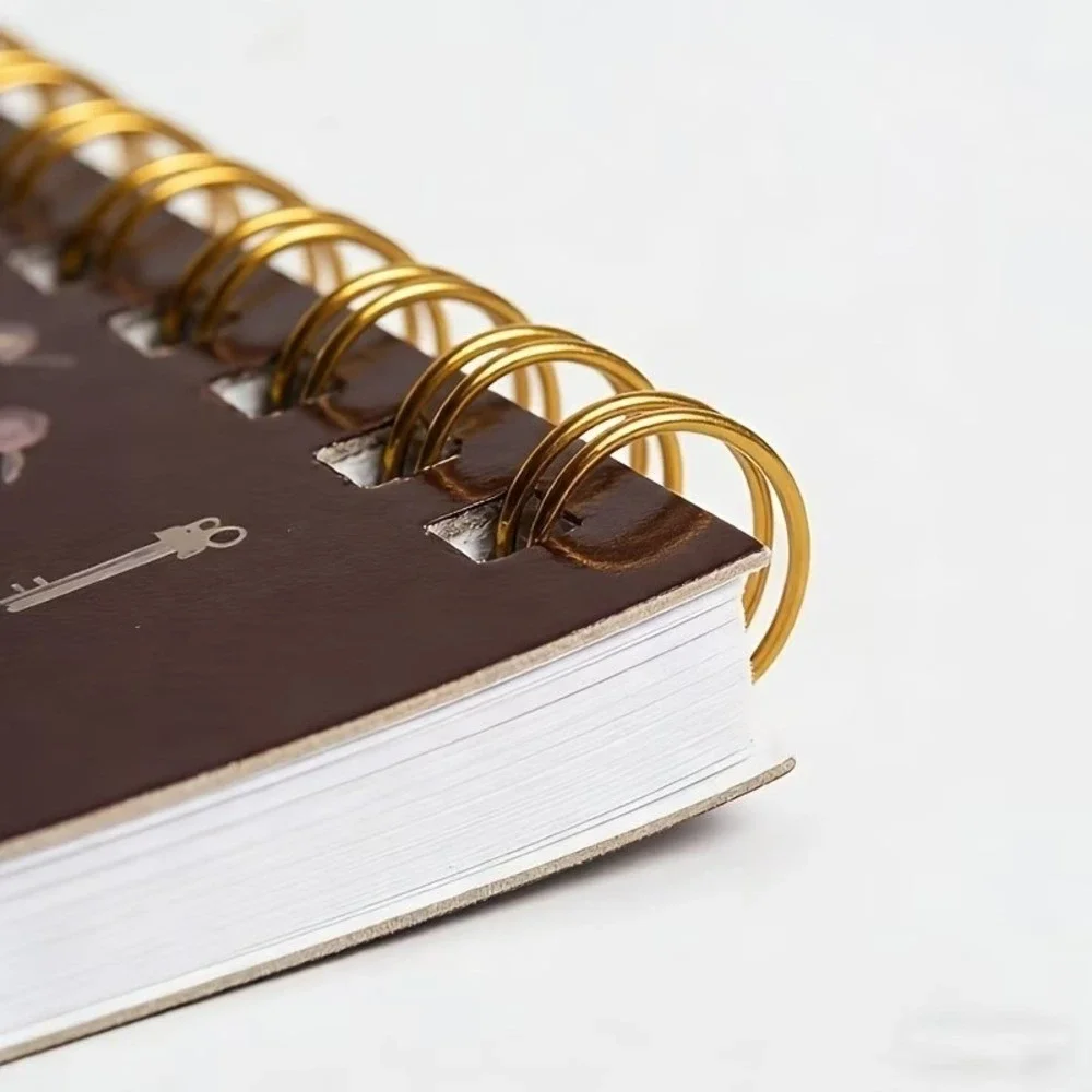 Spiral Password Notebook w/ Protective Cover Log Book Username Organizer Compact